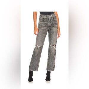 AGOLDE 90's Mid Rise Loose in Outline